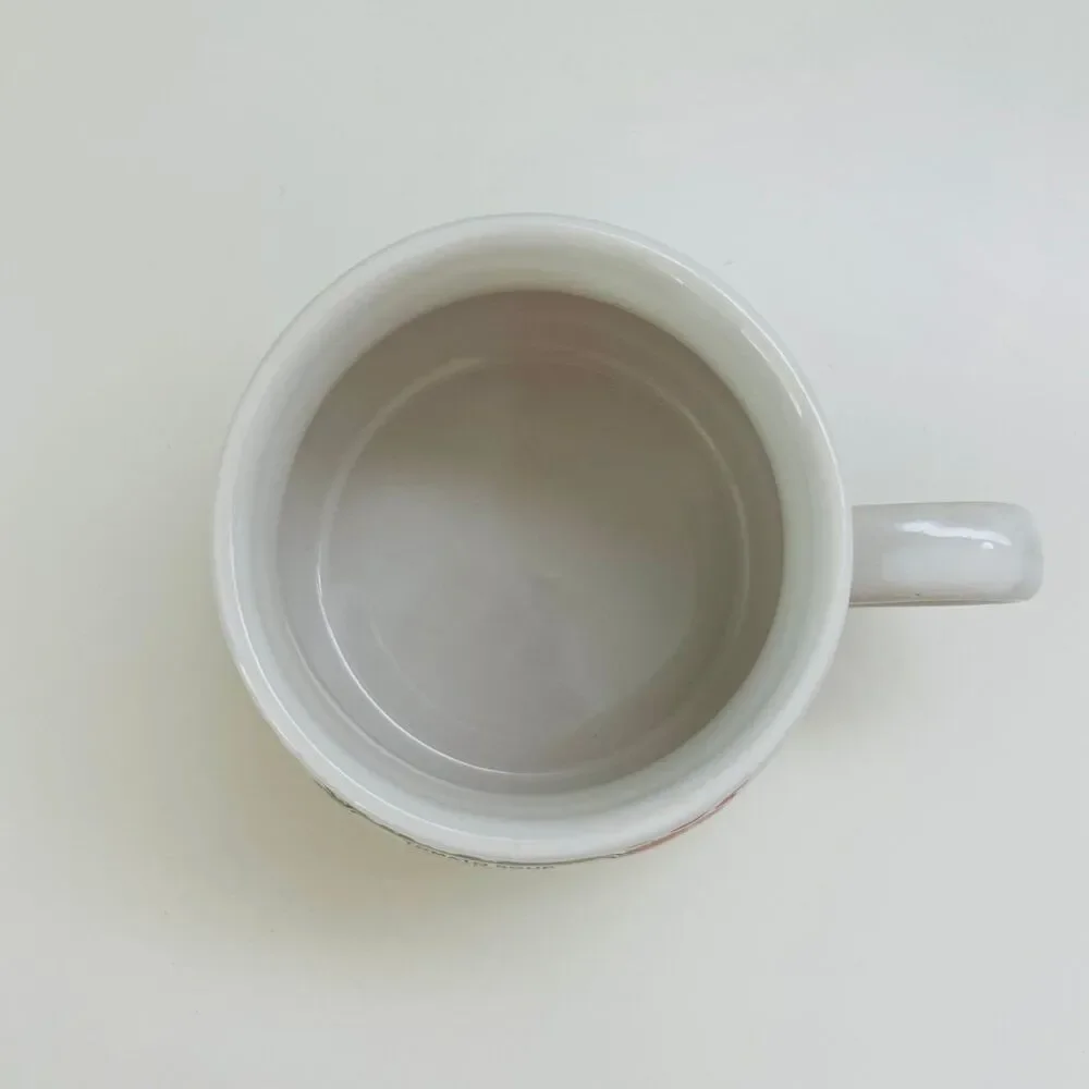DAT'L DO-IT White Ceramic Retro Tomato Soup Recipe Graphic Mug Bowl